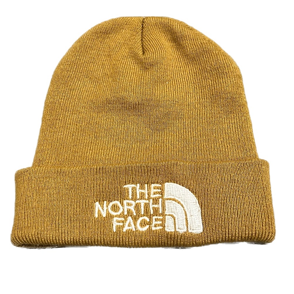 The North Face Mustard Yellow Dock Worker Beanie hat
